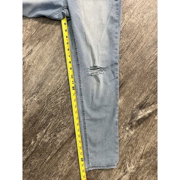 No Boundaries Skinny Jeans Size 9 Light Wash Button Fly High Rise Stretch Denim - Picture 6 of 6